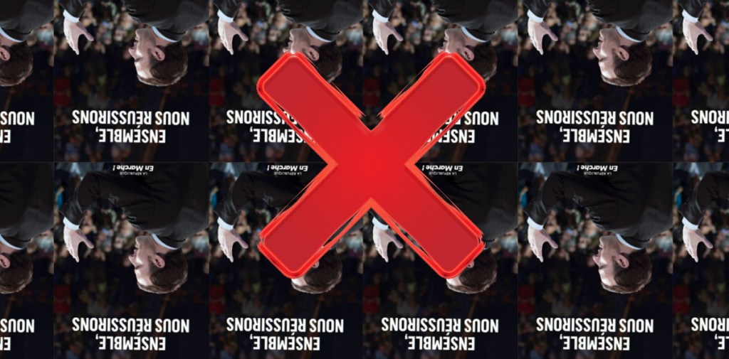 LREM a menti sur le collage (parfois sauvage) de ses affiches «Ensemble, nous&nbsp;réussirons»