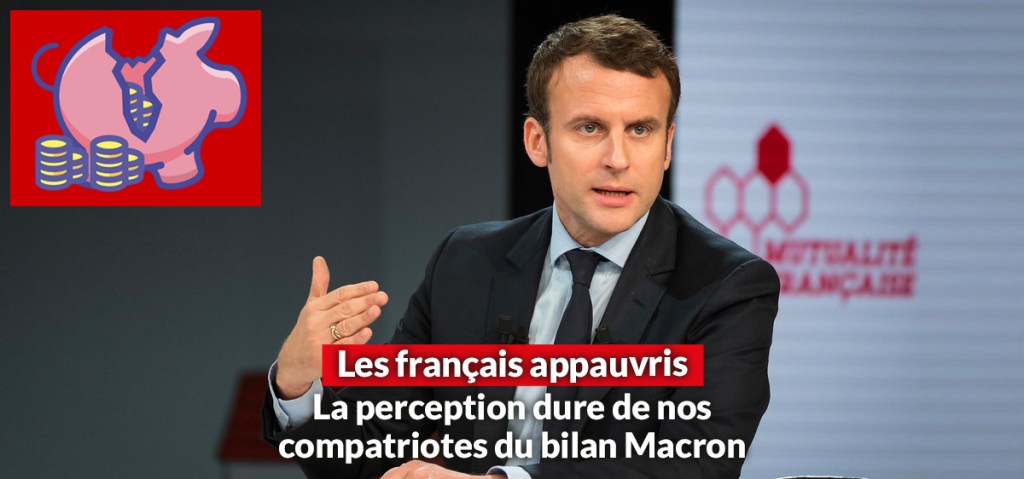 Seuls 15% des français considèrent qu&rsquo;ils ne se sont pas appauvris sous le quinquennat&nbsp;Macron