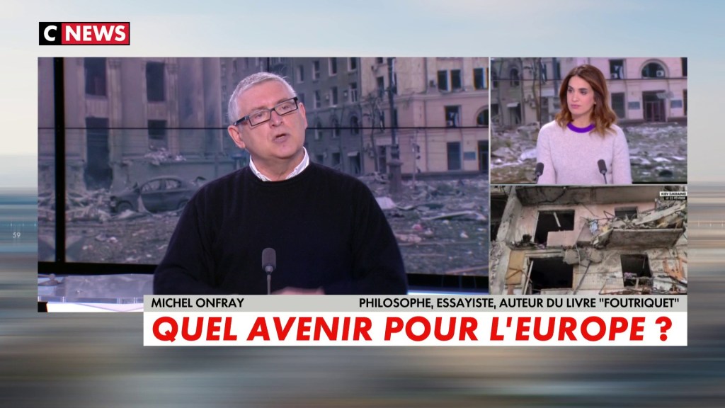 Michel Onfray: Macron se sert de la Guerre, tout le monde à sa place ferait la même&nbsp;chose