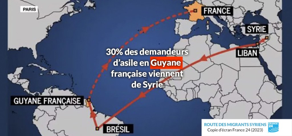 La Guyane, nouvel filière des Syriens pour passer en France métropolitaine