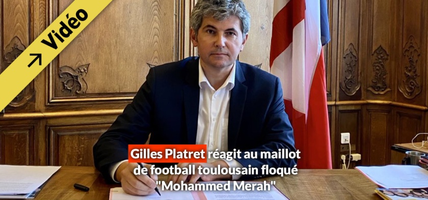 Gilles Platret réagit au maillot de football Mohammed Merah pris en photo à Toulouse