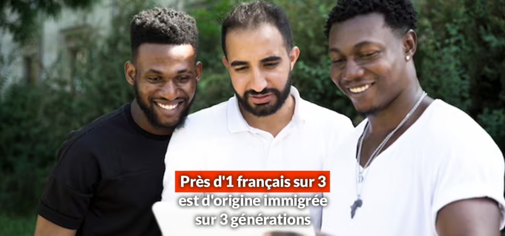 Près d&rsquo;1 français sur 3 est d&rsquo;origine immigrée sur 3&nbsp;générations