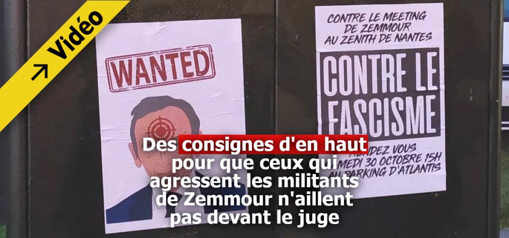 Stages de citoyenneté pour ceux qui ont voulu enflammer 6 militants de Zemmour: &laquo;&nbsp;Ça venait d&rsquo;en haut&nbsp;&raquo;