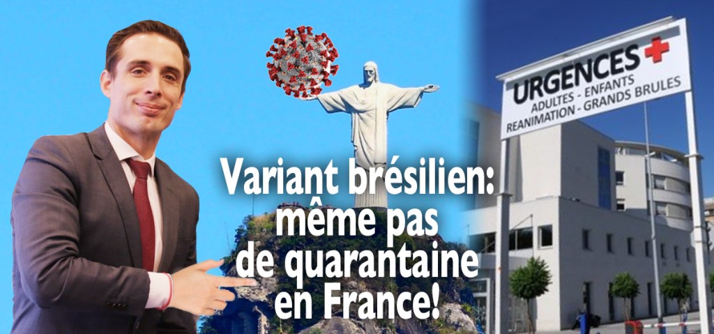 Attendons-nous 50% de variant brésilien en France pour suspendre les vols avec le&nbsp;Brésil?