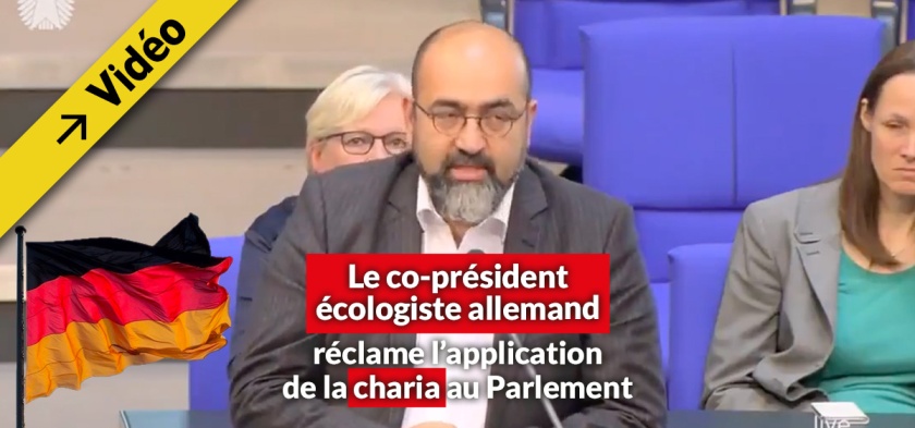 co president ecologiste allemand reclame charia parlement