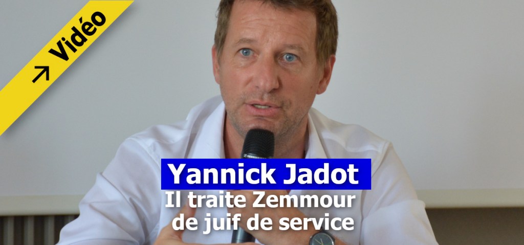 Yannick Jadot: Eric Zemmour fait le &laquo;&nbsp;juif de service&nbsp;&raquo; pour les&nbsp;antisémites