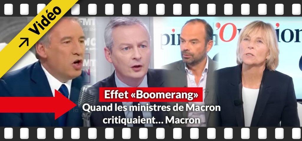 (Vidéo) Quand les ministres de Macron critiquaient…&nbsp;Macron
