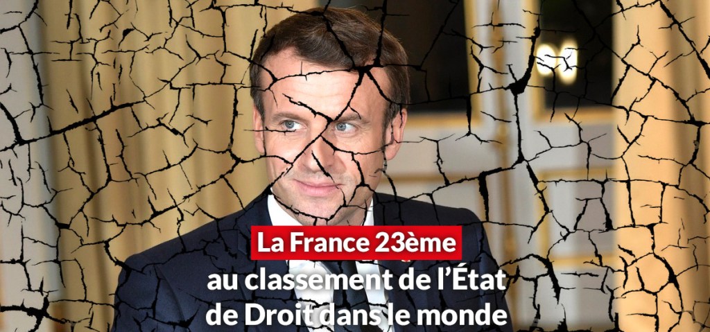 La France pointe à la 23ème place mondiale du respect de l&rsquo;État de&nbsp;Droit