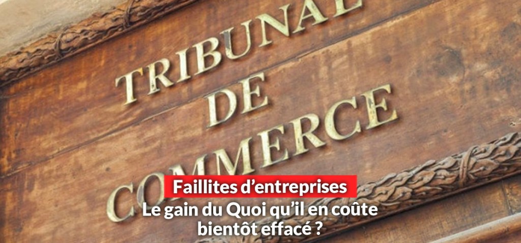 Faillites d&rsquo;entreprises: un bond de +34,6% au premier trimestre&nbsp;2022
