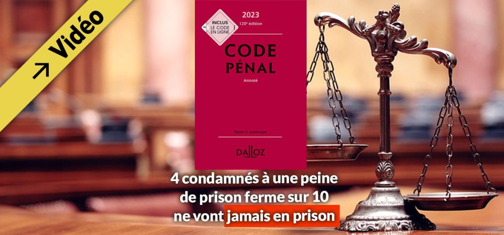 4 condamnés à 1 peine de prison ferme sur 10 ne vont jamais en&nbsp;prison