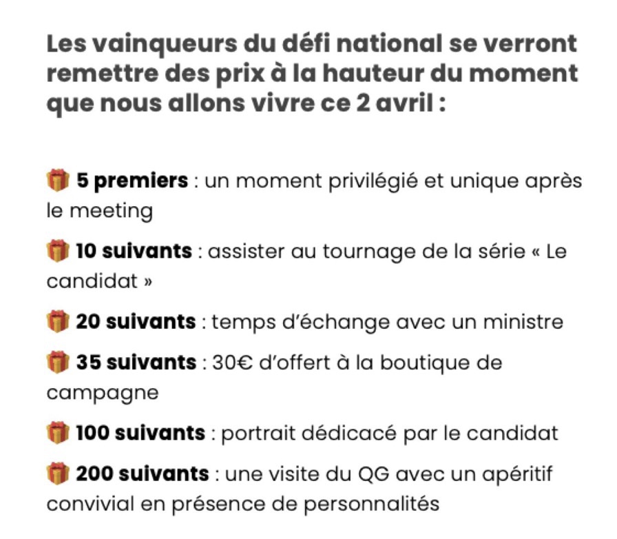 tombola meeting macron 2 avril