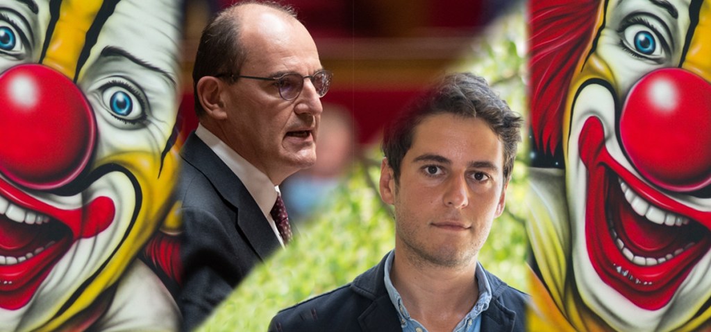 Clownesque: Jean Castex dément les propos du porte-parole Gabriel Attal sur le couvre-feu à&nbsp;Paris