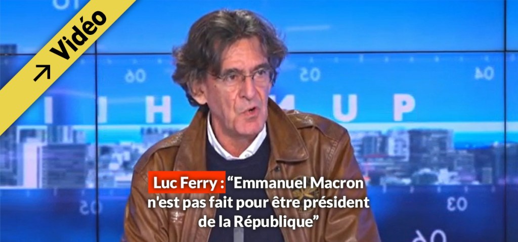 Luc Ferry n'est pas fait pour être Président de la république