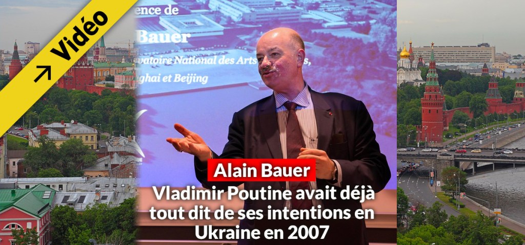 Alain Bauer: Vladimir Poutine avait déjà tout dit de ses intentions en Ukraine en&nbsp;2007