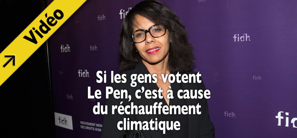 Pour Audrey Pulvar, l&rsquo;explication du vote de gauche pour Le Pen, c&rsquo;est le réchauffement&nbsp;climatique