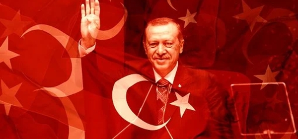 erdogan drapeau turc Tetiere