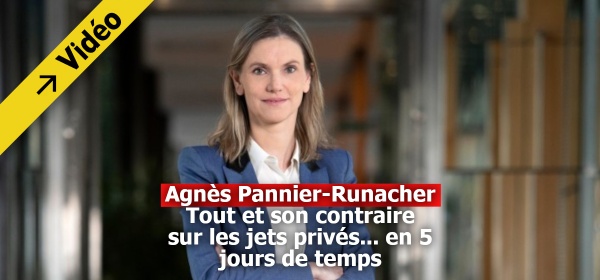 Agnès Pannier-Rrunachier hypocrisie jets prives