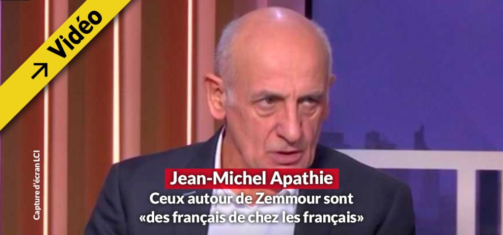 Jean-Michel Aphatie: les gens autour de Zemmour sont &laquo;&nbsp;des français de chez les français&nbsp;&raquo;