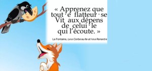 ecriture inclusive corbeau renard