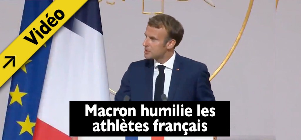 Macron fait la leçon et humilie les athlètes olympiques&nbsp;français