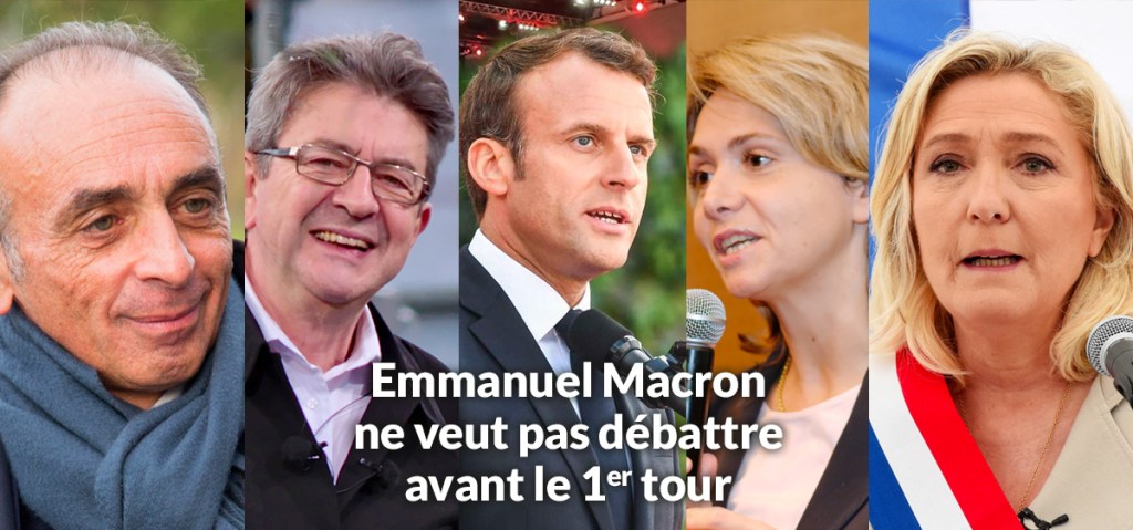 La lâcheté? Emmanuel Macron ne veut pas débattre avant le 1er&nbsp;tour