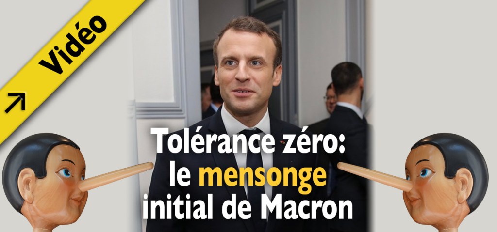 renoncement de macron a la tolerance zero 2018
