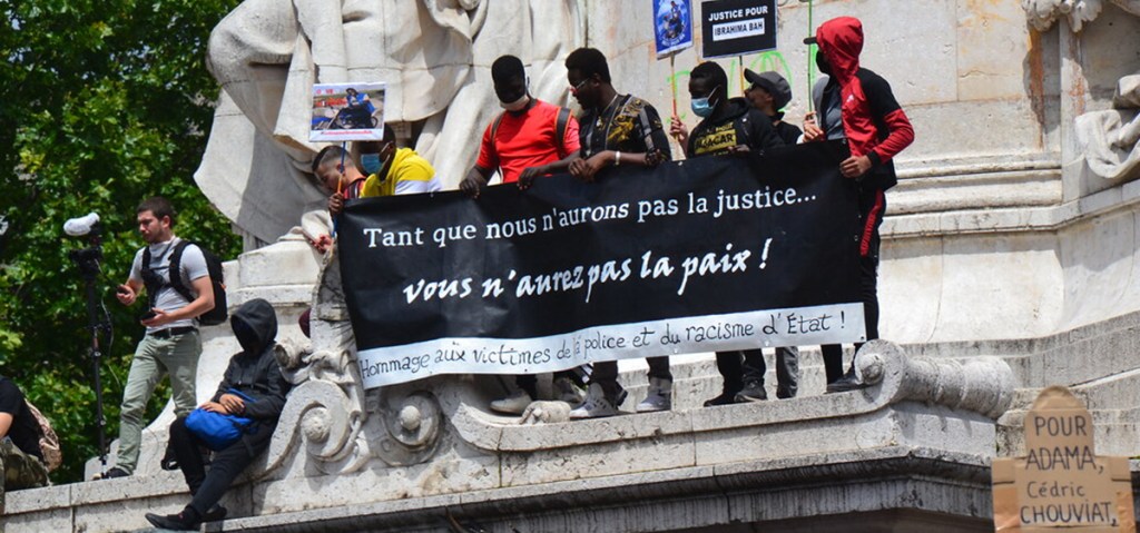 2 minutes de haine contre la police et la France signées par le comité Adama&nbsp;Traoré