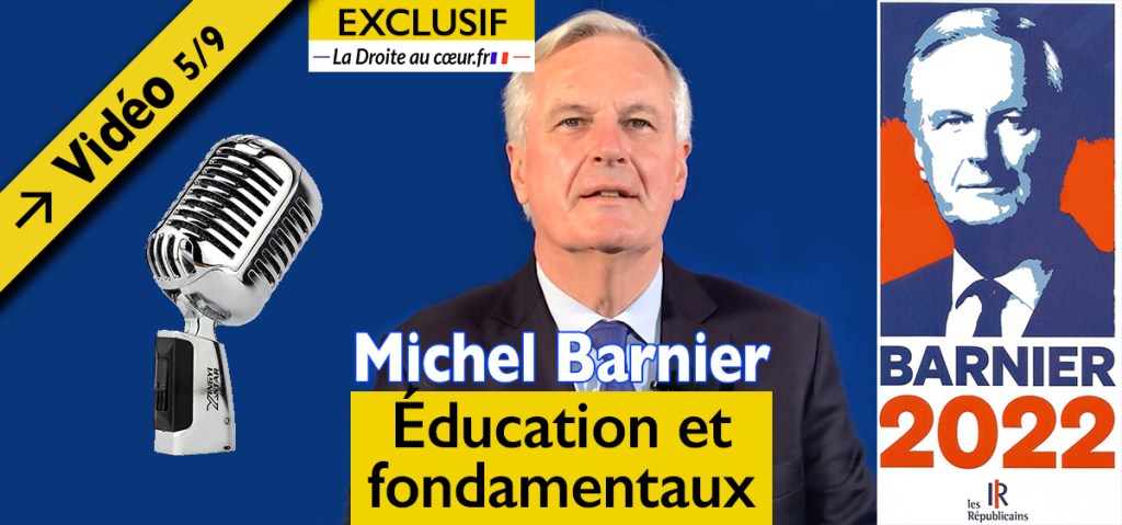 Interview de Michel Barnier (5/9) Éducation et&nbsp;fondamentaux